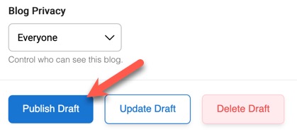 Blog publish draft