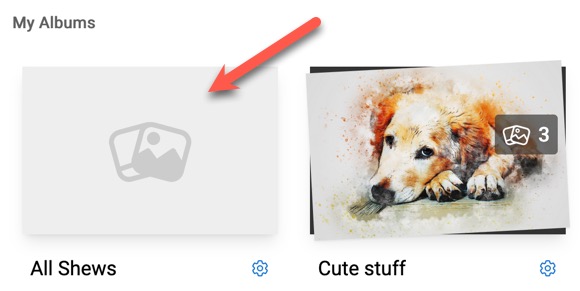 View your photo album