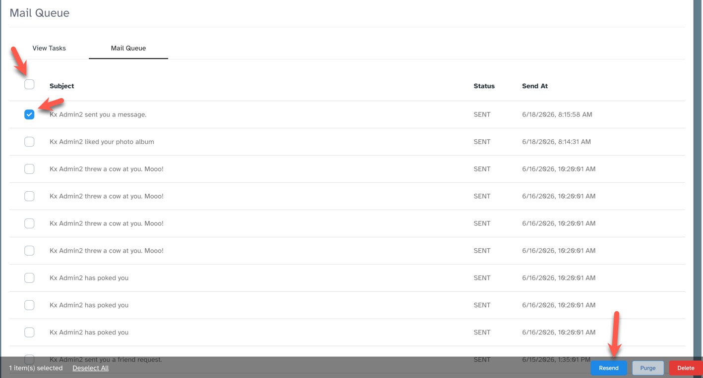 Task manager re-send Email