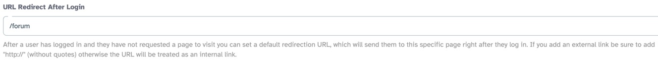 URL redirect
